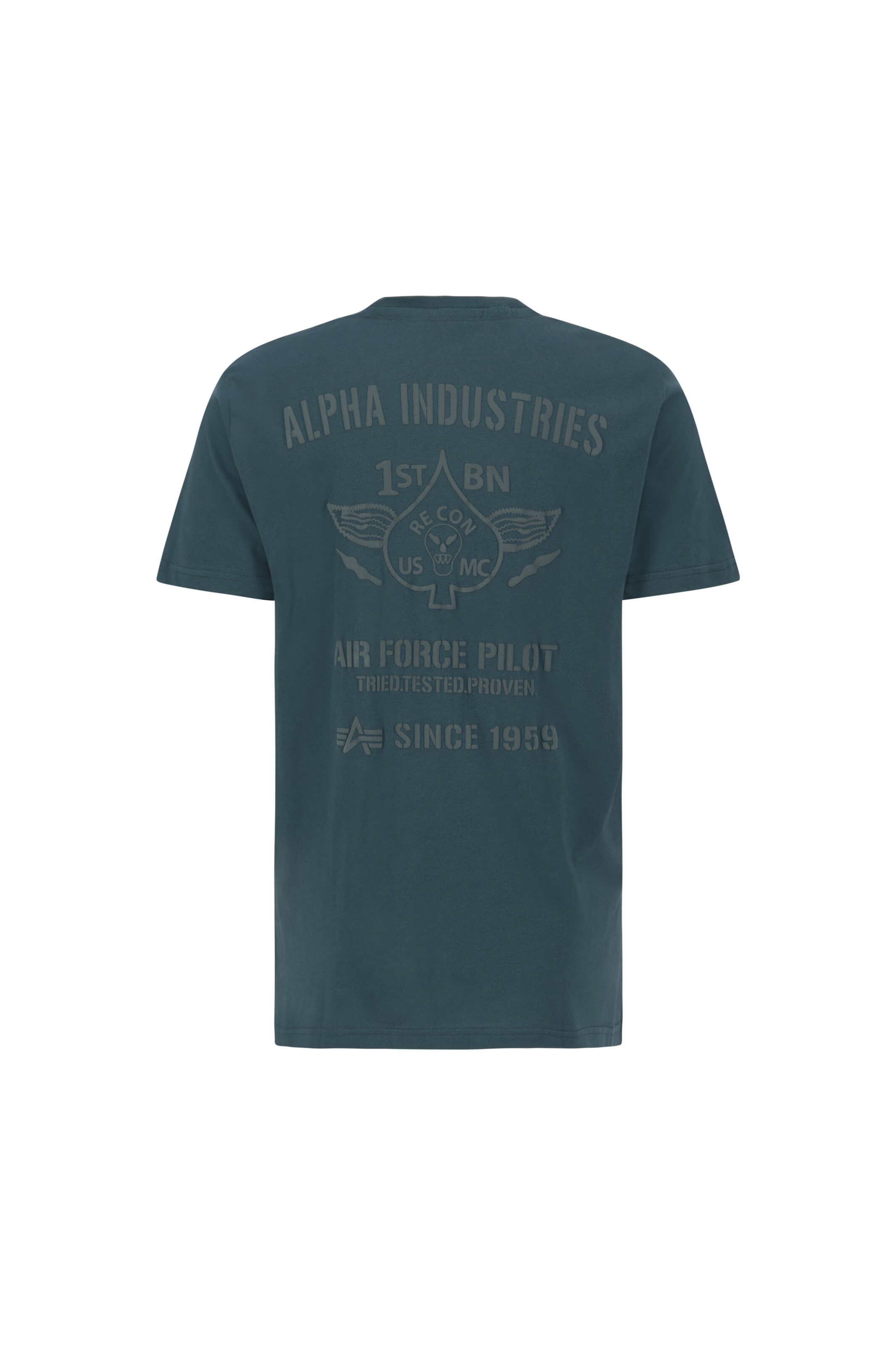 ALPHA INDUSTRIES T-shirt 'Air Force' i grön