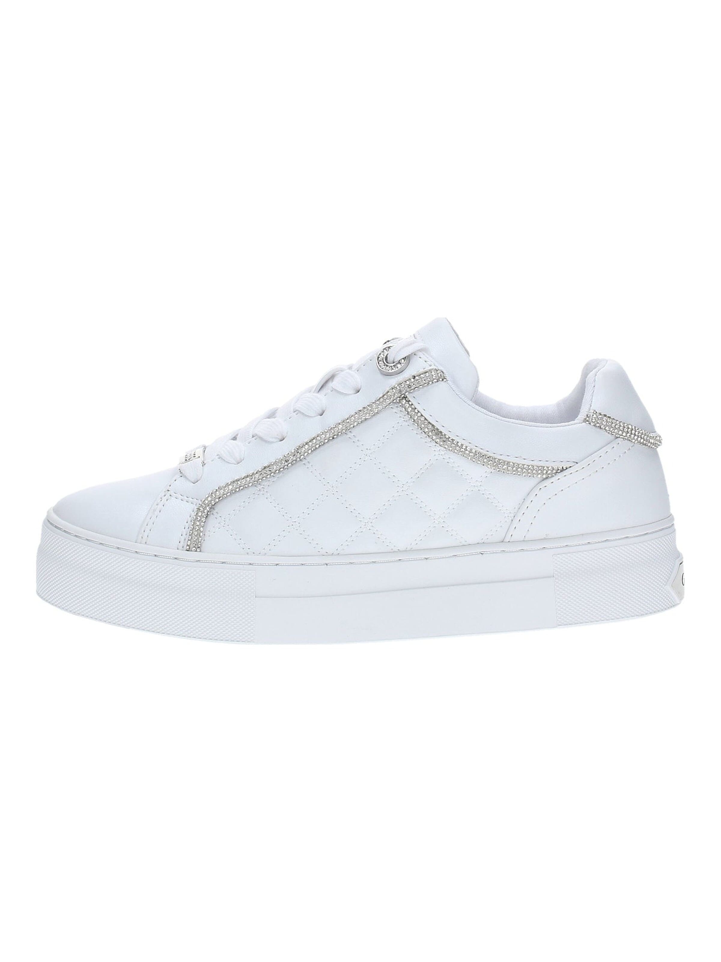 Sneaker bassa 'Guess FLPGRAELE12' di GUESS in bianco: frontale