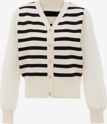 NAEMI - Casaco de malha em bege: frente