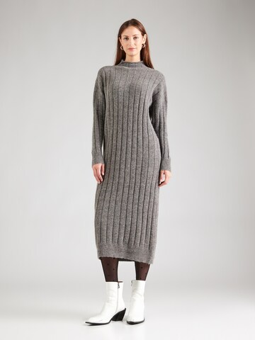 VERO MODA Knit dress in Grey: front