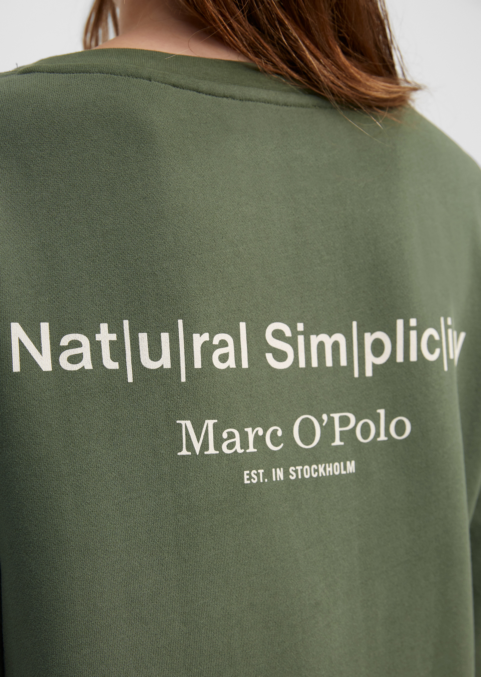 Marc OPolo Sweatshirt in Khaki 