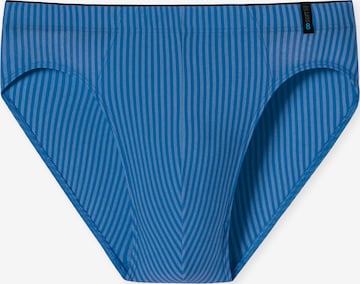 SCHIESSER Slip ' Long Life Soft ' in Blauw: voorkant