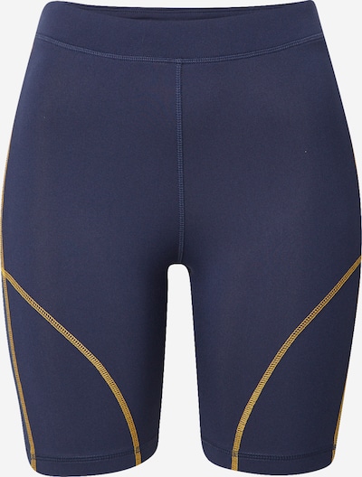 Pantaloni sport Reebok Sport pe albastru noapte / galben muștar / alb, Vizualizare produs