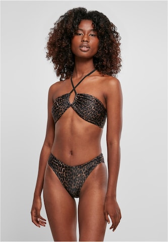 Urban Classics Bikini in Bruin: voorkant