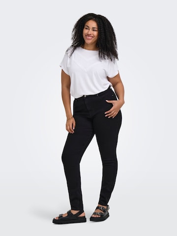 ONLY Carmakoma Skinny Jeans 'CARCruz' in Zwart