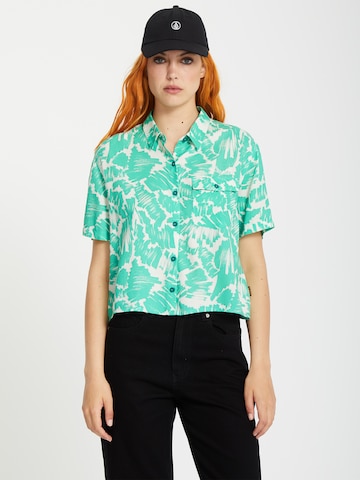 Chemisier 'ALIX 2' Volcom en vert : devant