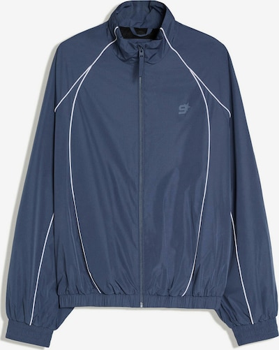 Bershka Välikausitakki koossa XS värissä opaali / valkoinen, Tuotenäkymä