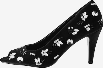 Pumps de la Next pe negru: față