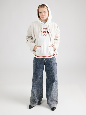 EA7 Emporio ArmaniSweater majica 'CLUB' - bijela boja
