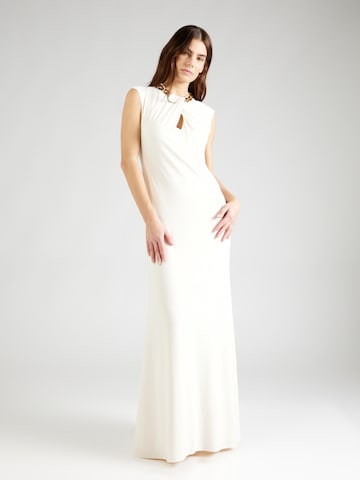 Lauren Ralph Lauren Večerné šaty 'CLASSIC' - Béžová: predná strana