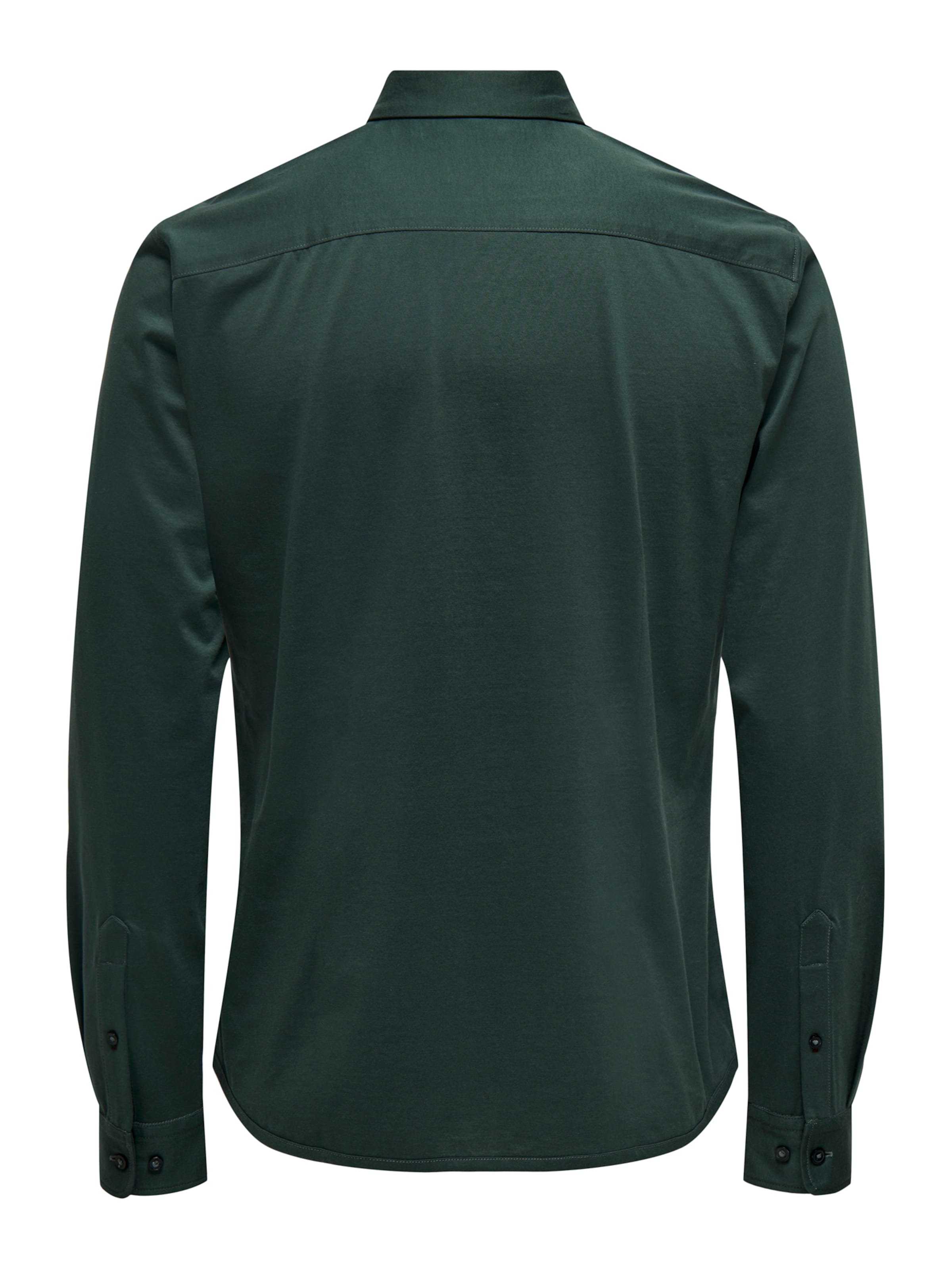 Only & Sons Kitsas lõige Triiksärk 'ONSRobin', värv roheline