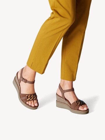 Sandales Tamaris en marron