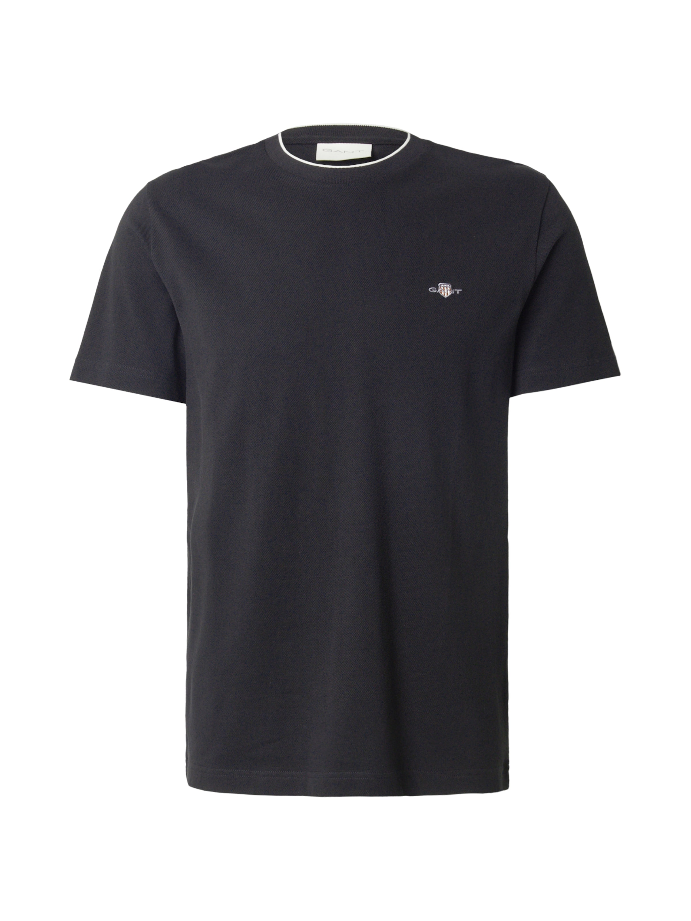 GANT T-Shirt in Schwarz: Vorderseite