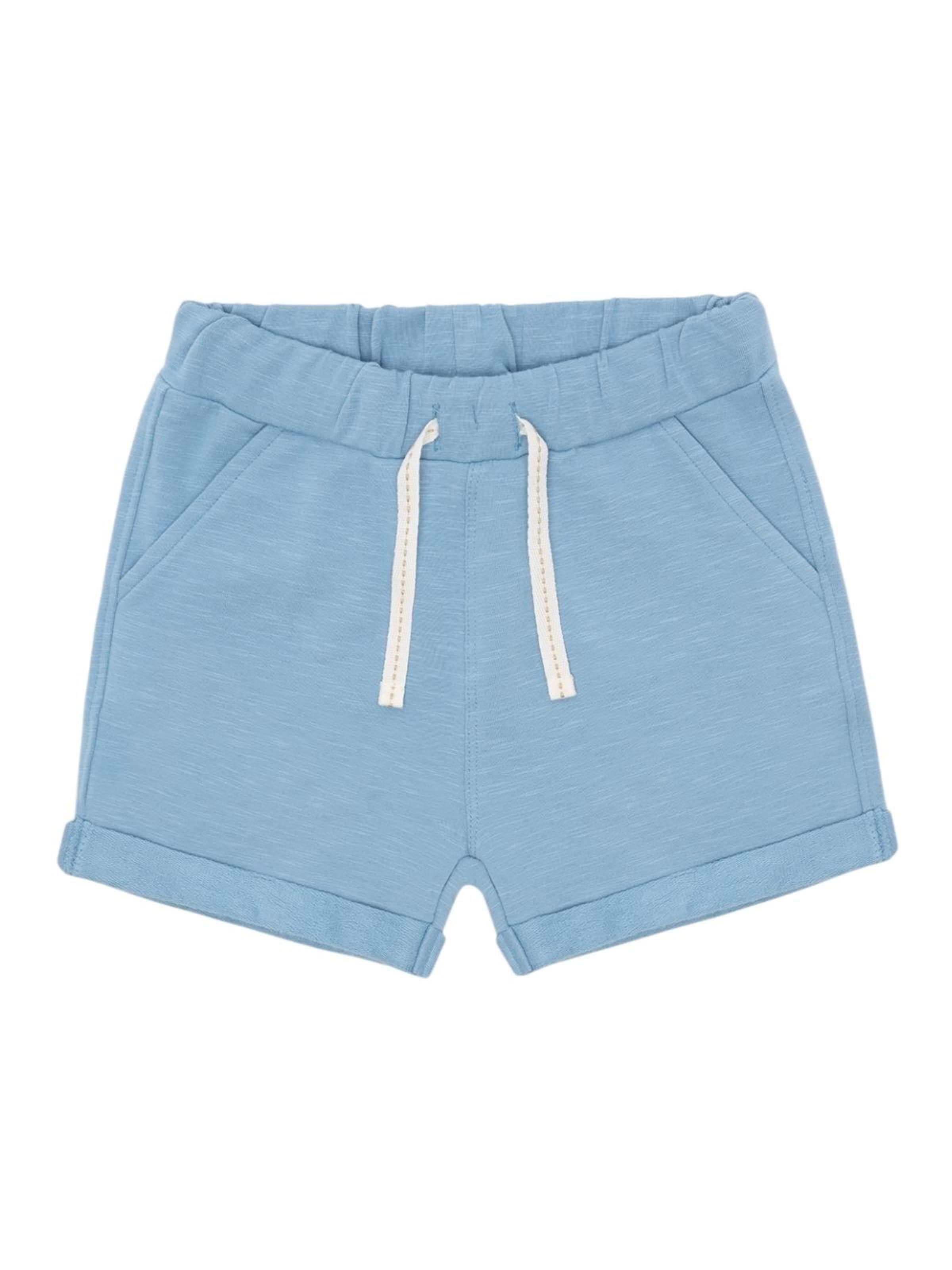 Hust & Claire Regular Pants 'Hust & Claire Shorts HCHaggi Slub' in Blue: front