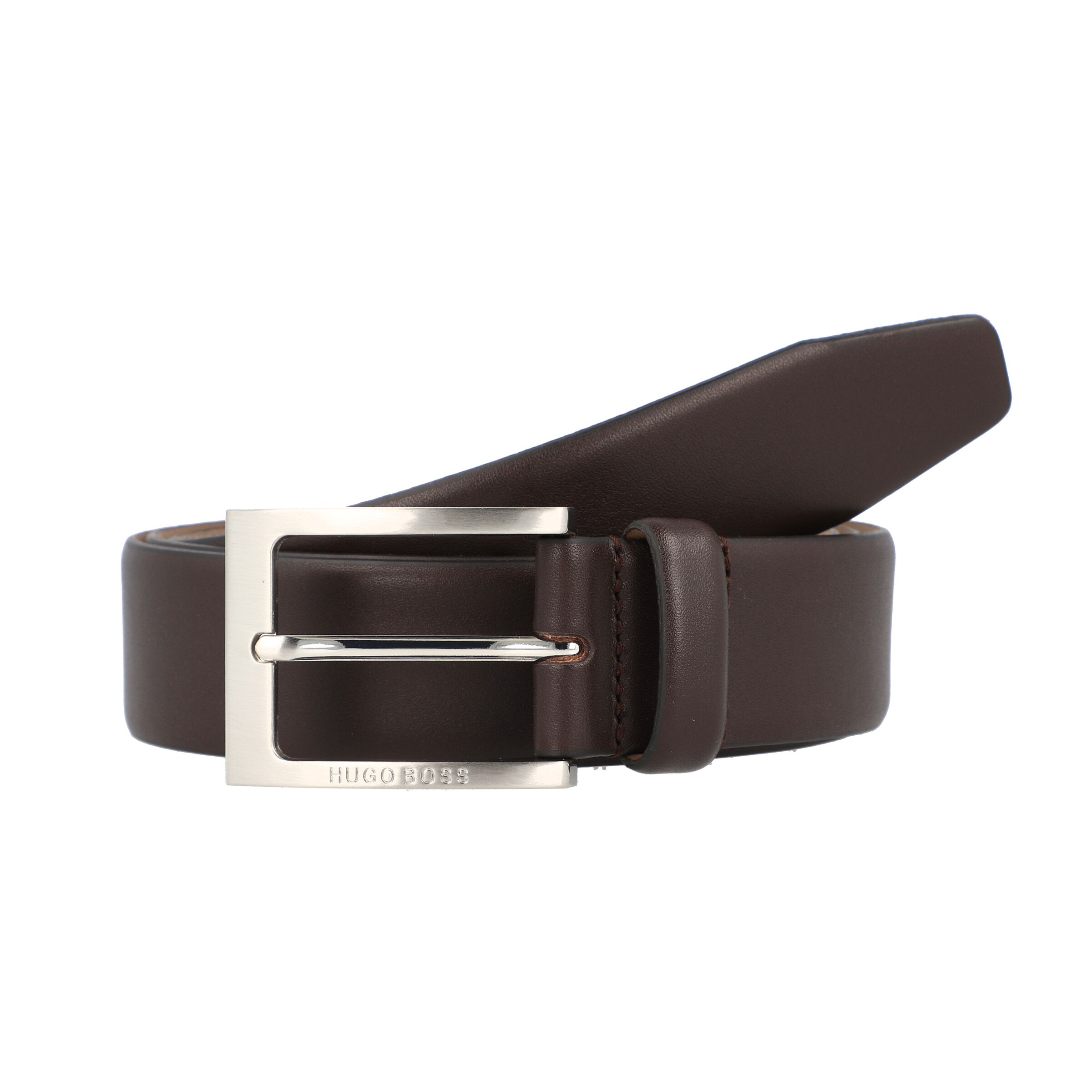 Ceinture 'Barnabie' BOSS en marron : devant