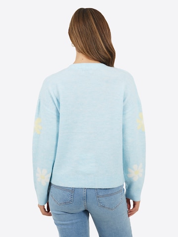 BRAVE SOUL Gebreid vest in Blauw