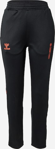 Hummel Regular Sports trousers in Black: front