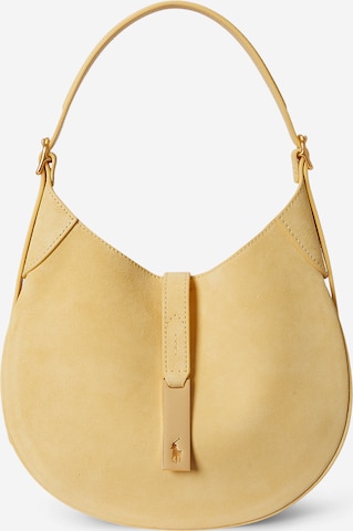 Polo Ralph Lauren Чанта за през рамо в жълто: отпред