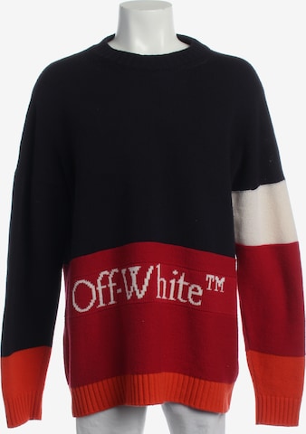 Off-White Pullover / Strickjacke L in Mischfarben: Vorderseite