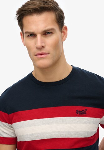 T-Shirt 'Essentials' Superdry en bleu