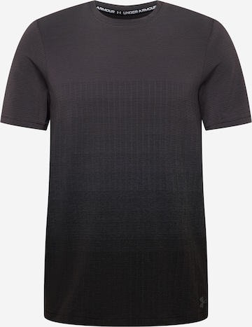 UNDER ARMOUR Funktionsshirt in Schwarz: predná strana