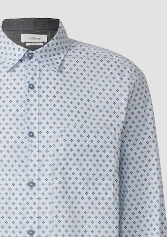 s.Oliver Comfort Fit Hemd in Blau