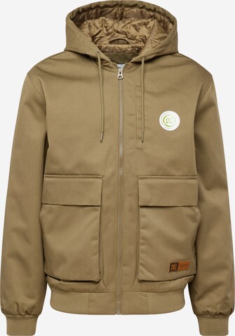 DC Shoes Between-season jacket 'ESCALATE ' in Green: front