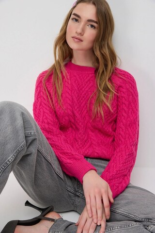 No Matter What Sweater in Pink