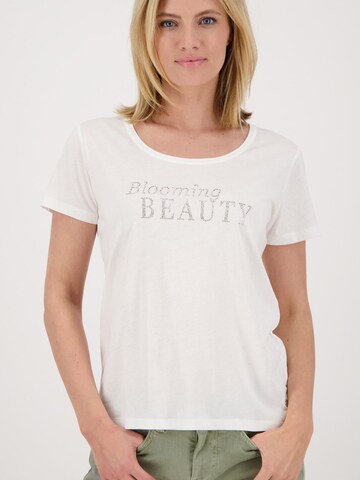 T-shirt monari en blanc