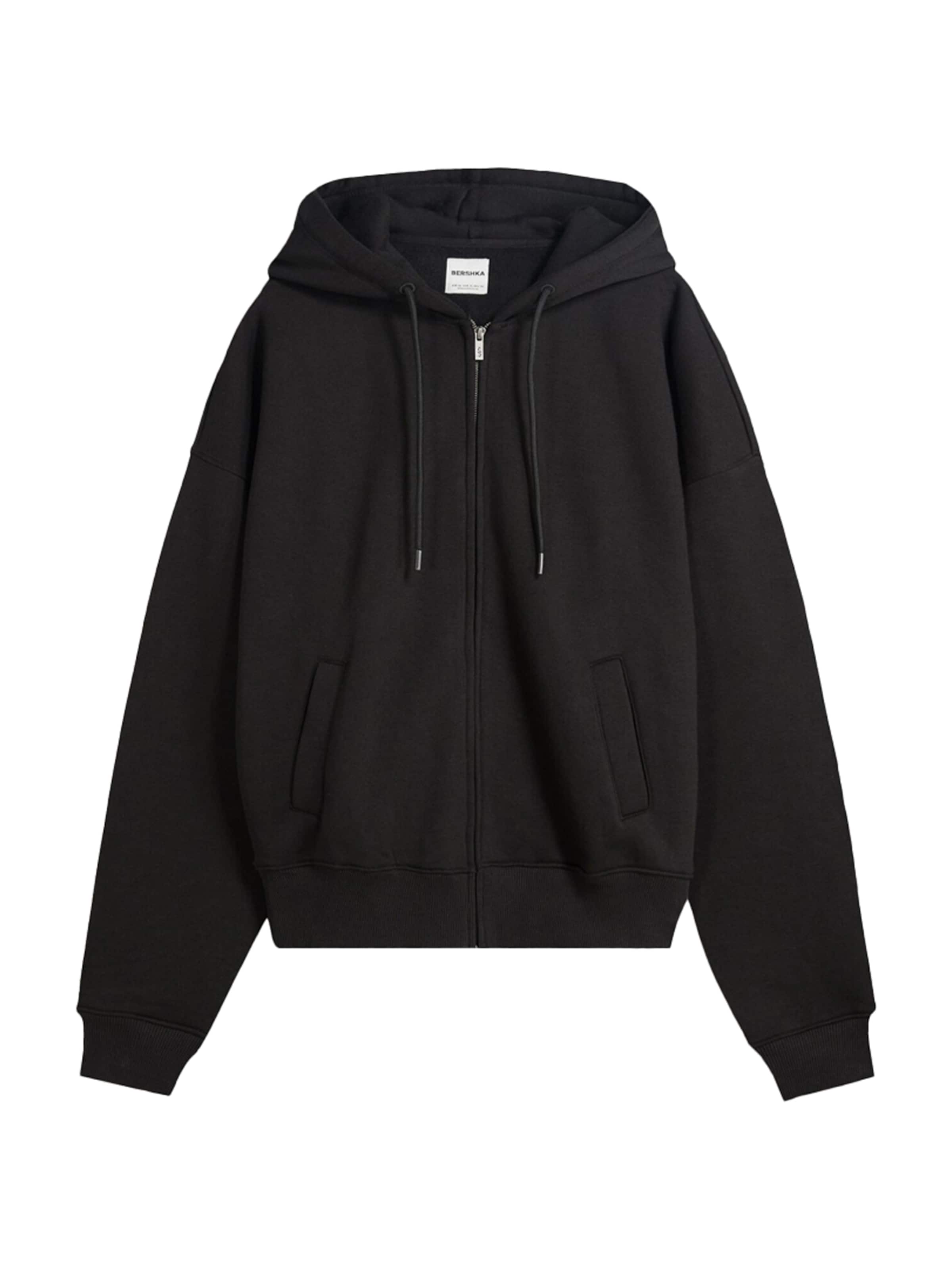 Giacca di felpa Bershka di colore nero, Visualizzazione prodotti