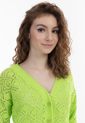 MYMO Knit cardigan in Green