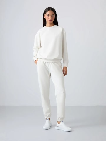 Tommy Life - Fato de jogging em branco: frente