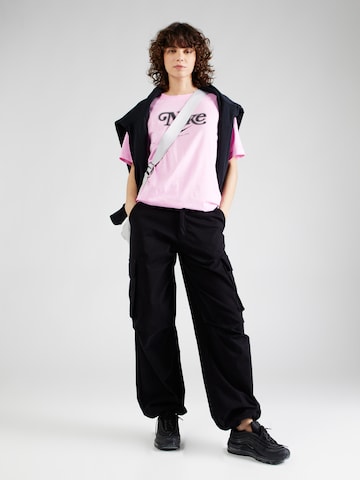 T-shirt oversize Nike Sportswear en rose