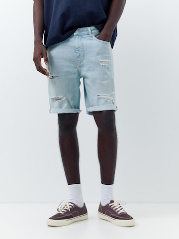regular Jeans di Pull&Bear in blu: frontale