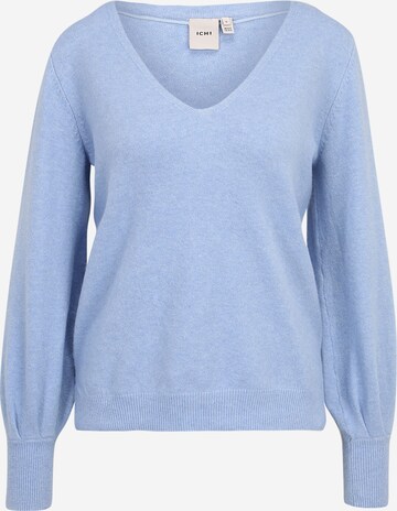 ICHI Sweater 'ALPA' in Blue: front