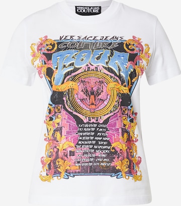 Versace Jeans Couture - Camiseta en blanco: frente