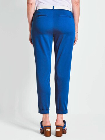 Goldner Slimfit Chino 'Louisa' in Blauw