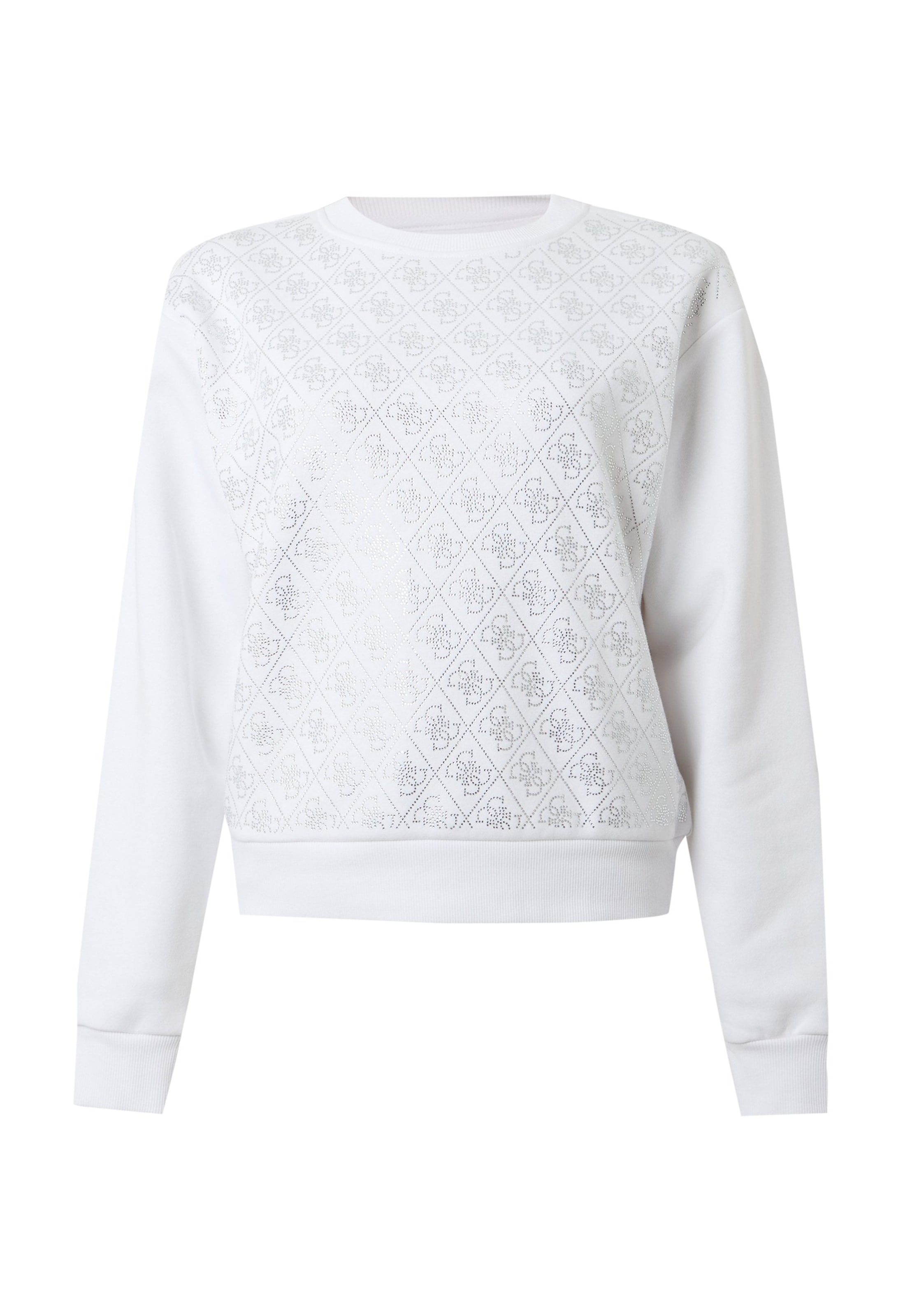 GUESS Collegepaita värissä valkoinen: etupuoli