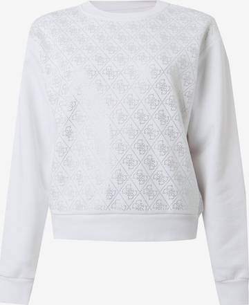 GUESS Sweatshirt i vit: framsida