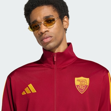 ADIDAS PERFORMANCE - Chaqueta de chándal 'AS Rom DNA' en rojo