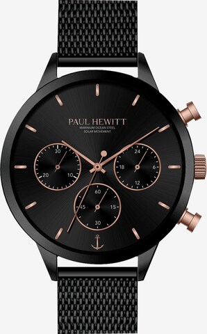 Paul Hewitt Analog Watch in Black: front