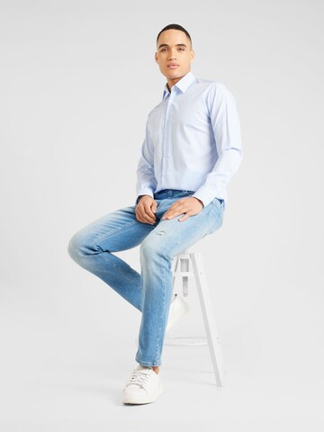 Karl Lagerfeld Regular fit Button Up Shirt in Blue