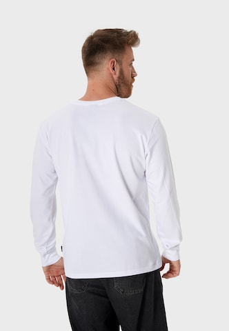 Oldskull Langarmshirt 'Asian Big W' in Weiß