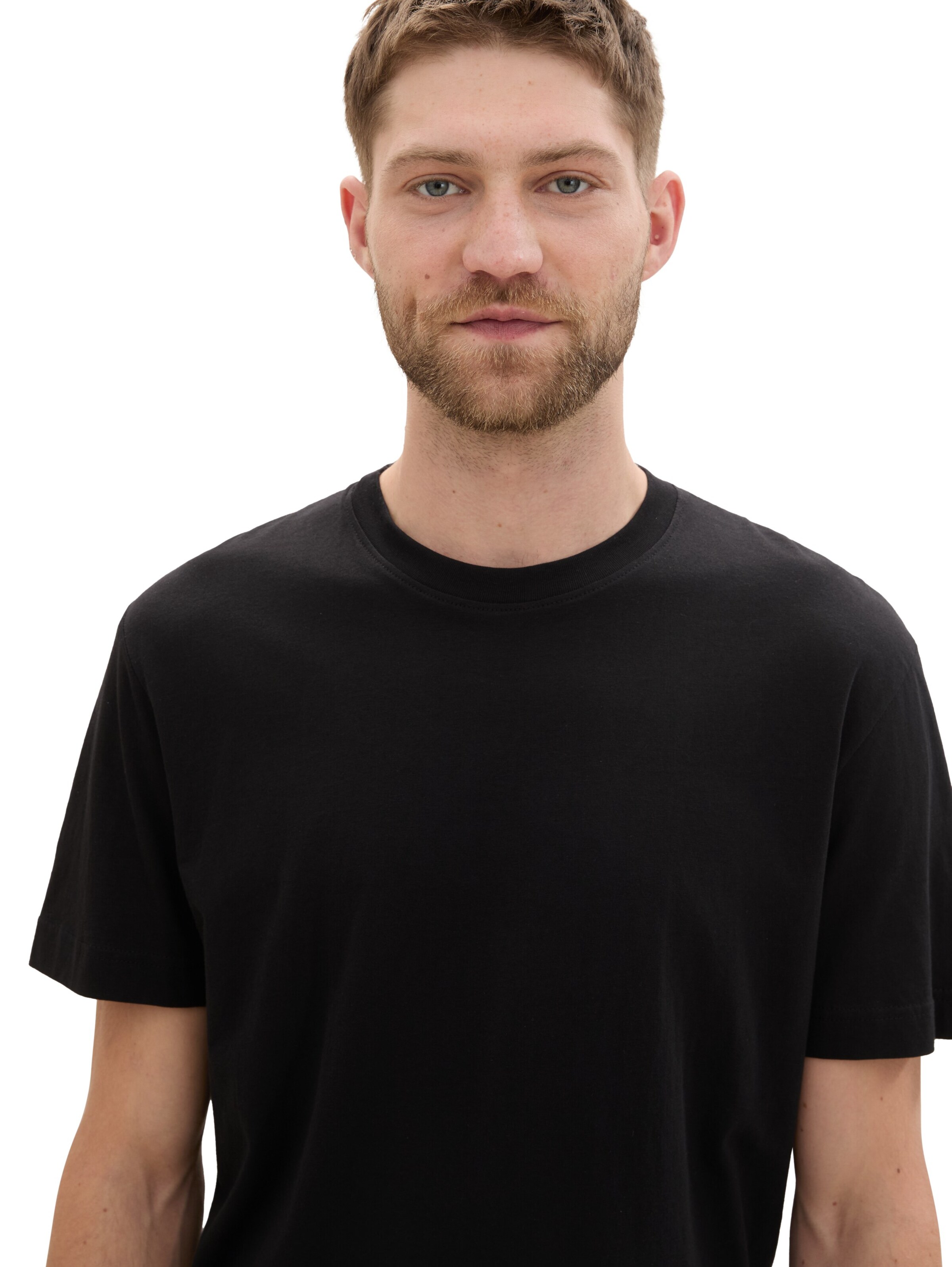 TOM TAILOR T-Shirt in Schwarz