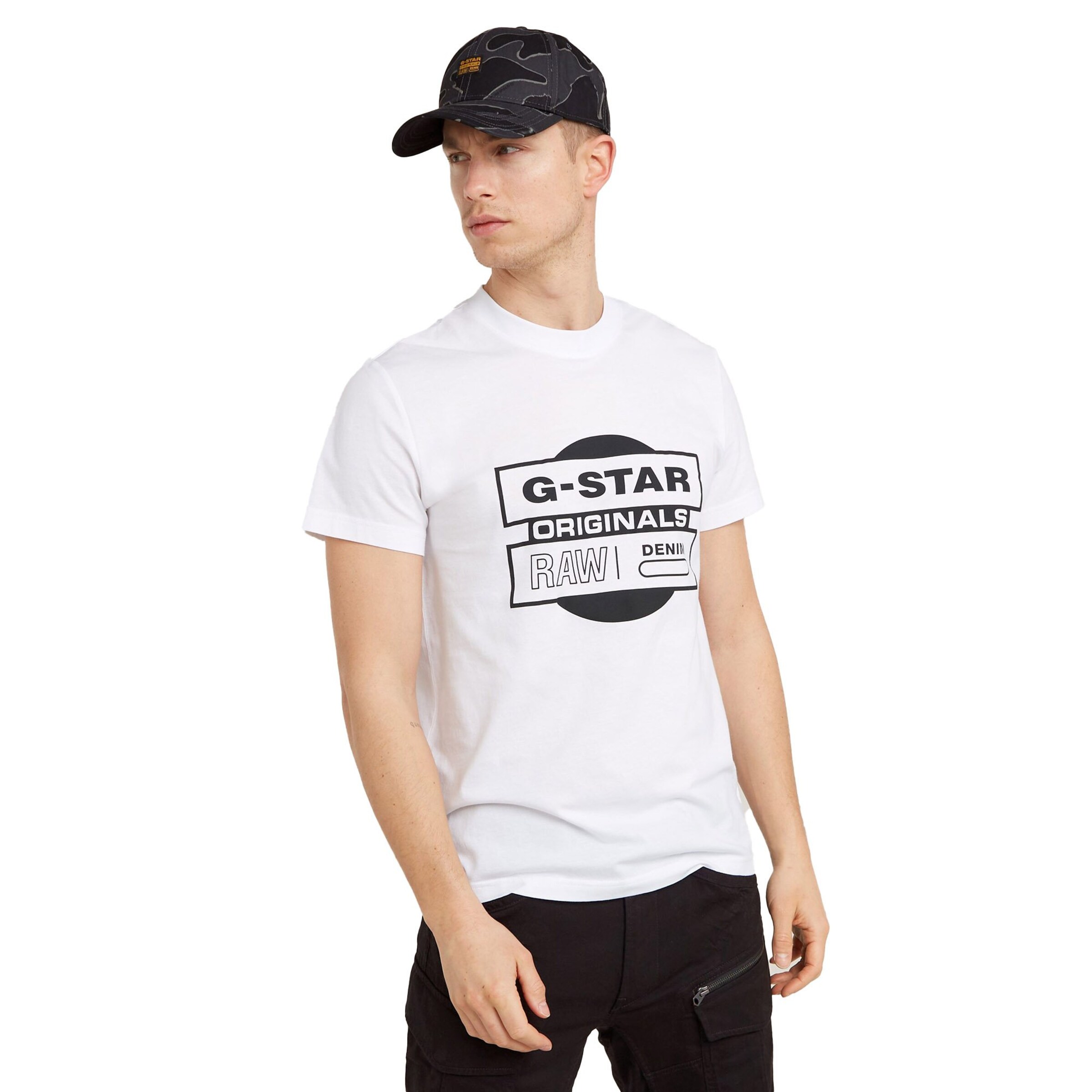 G-STAR Shirt in White: front
