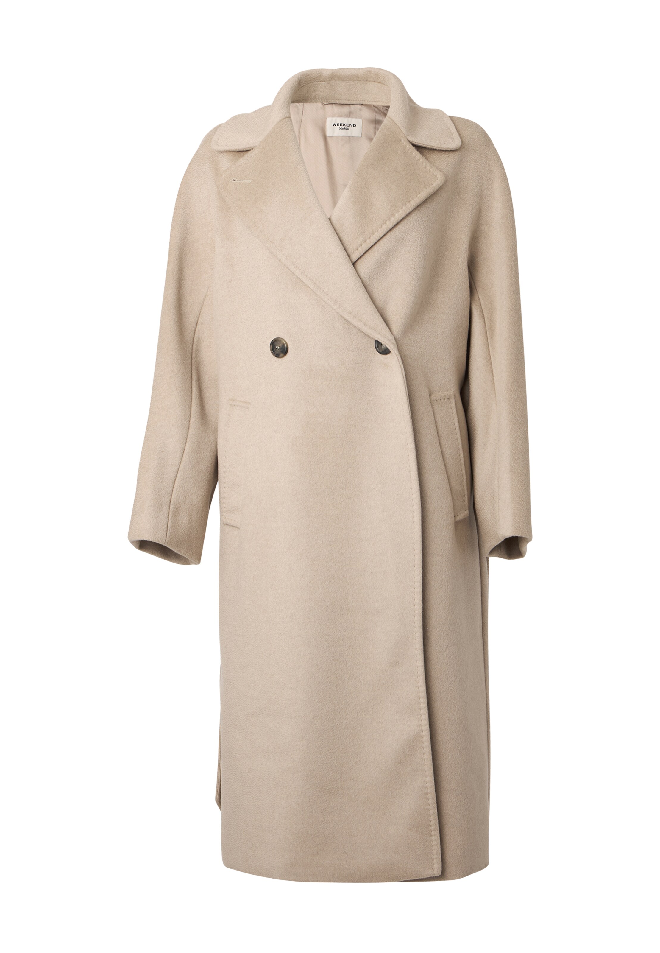 Weekend Max Mara Between-seasons coat 'RESINA' in Beige: front