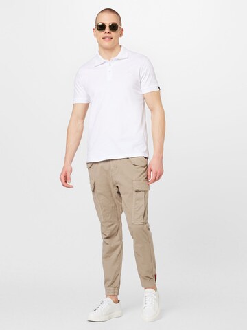 T-Shirt ALPHA INDUSTRIES en blanc