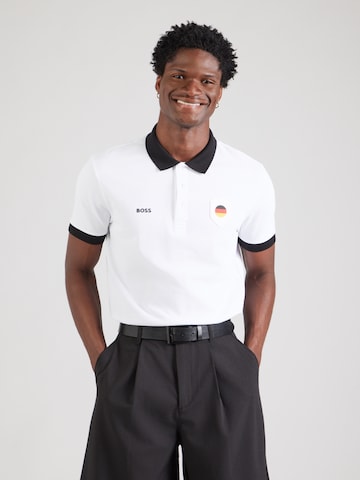 T-Shirt 'Paddy' BOSS en beige : devant