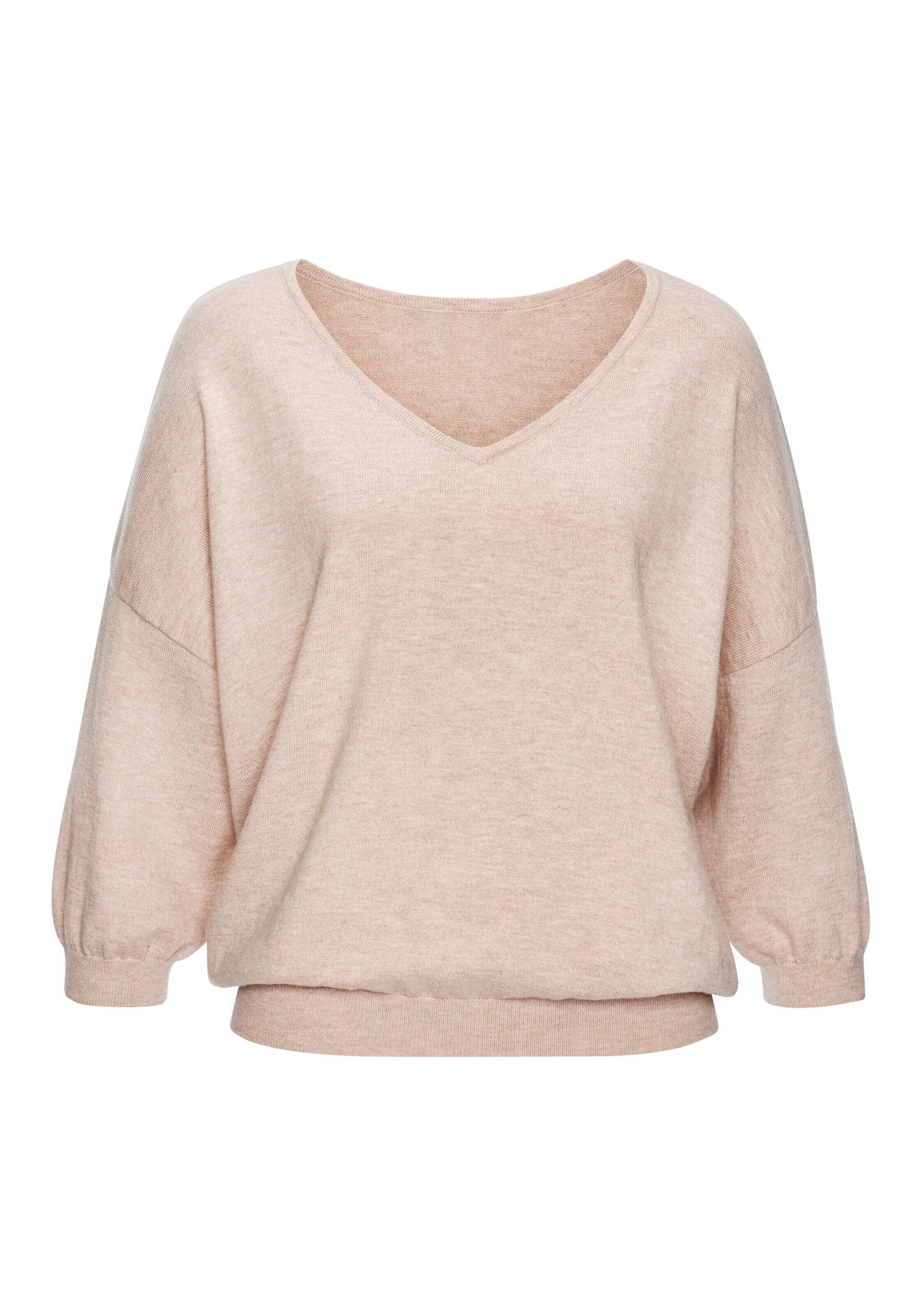 VIVANCE Sweater in Beige: front