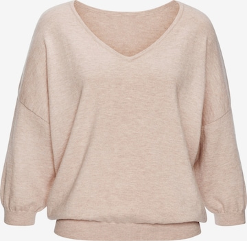 VIVANCE Pullover in Beige: Vorderseite